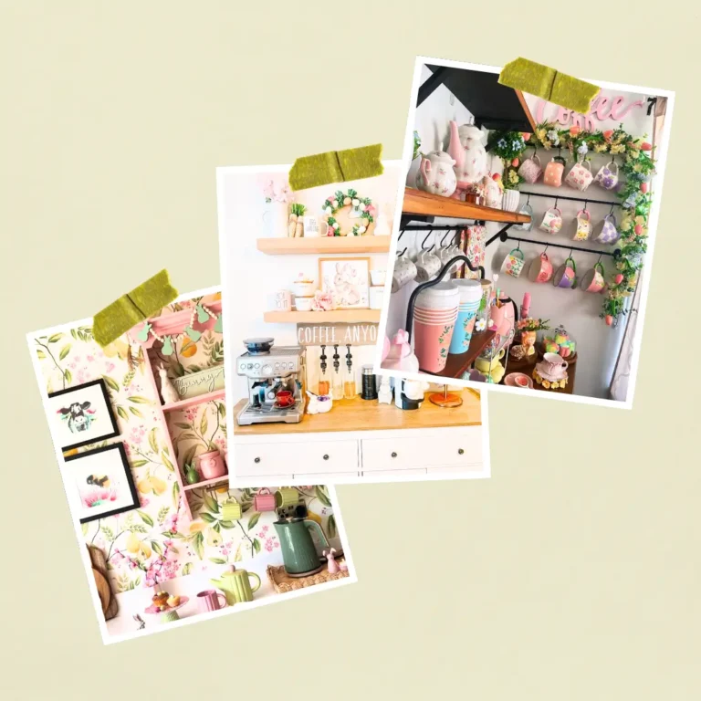 Spring Coffee Bar Station Ideas