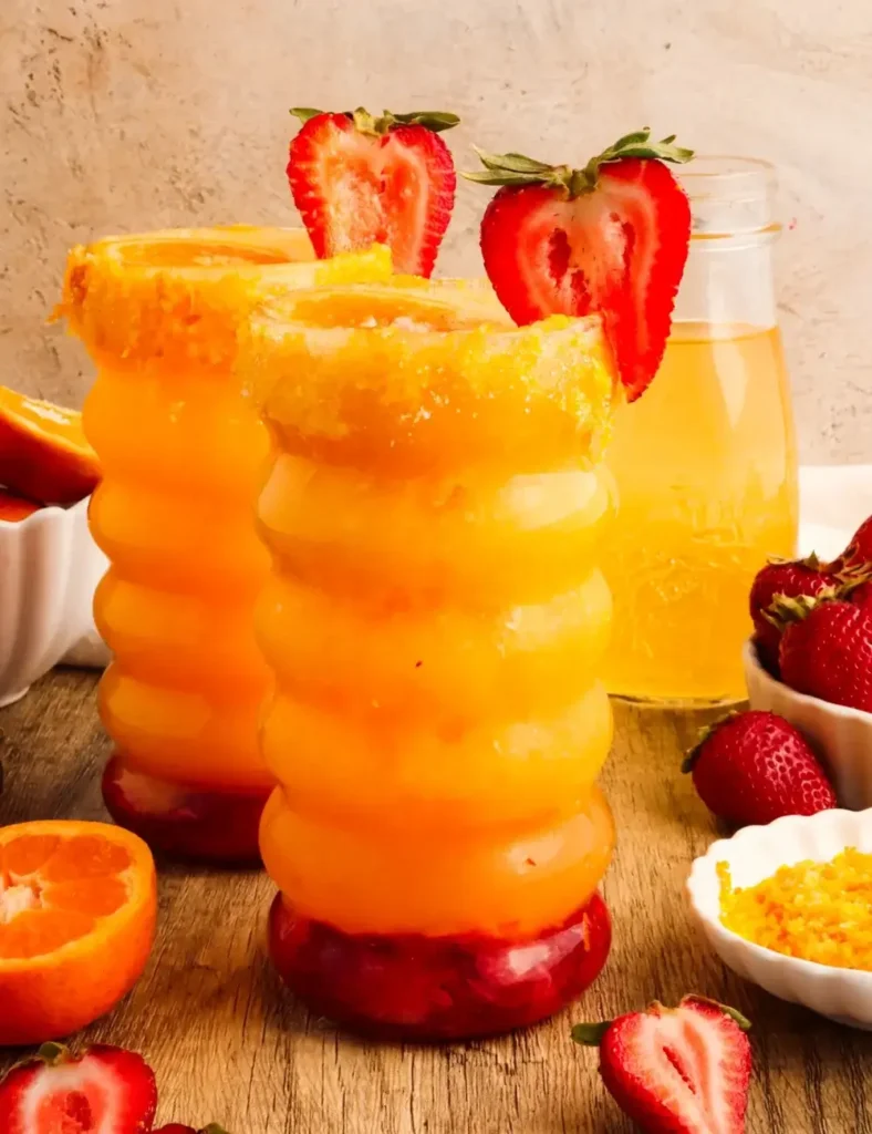Strawberry Orange Mango Mocktail