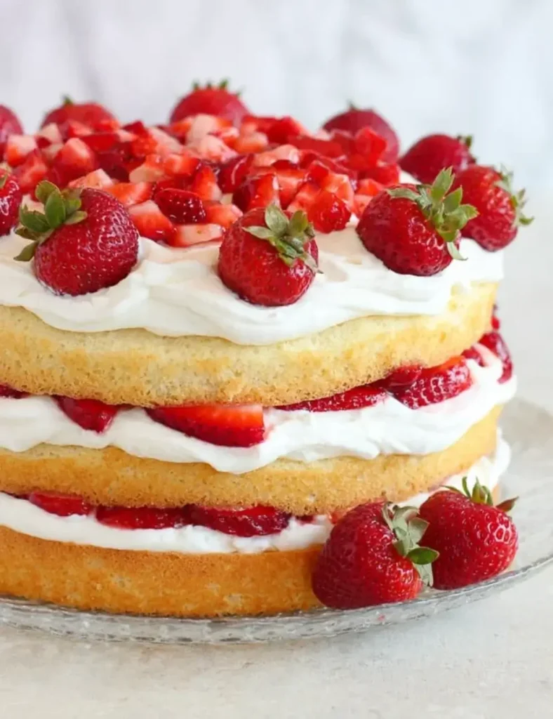 Strawberry Shortcake Cake