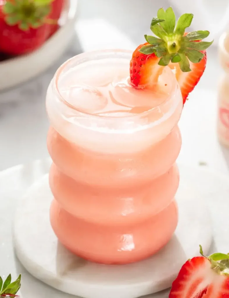 Strawberry Yakult Tea Refresher