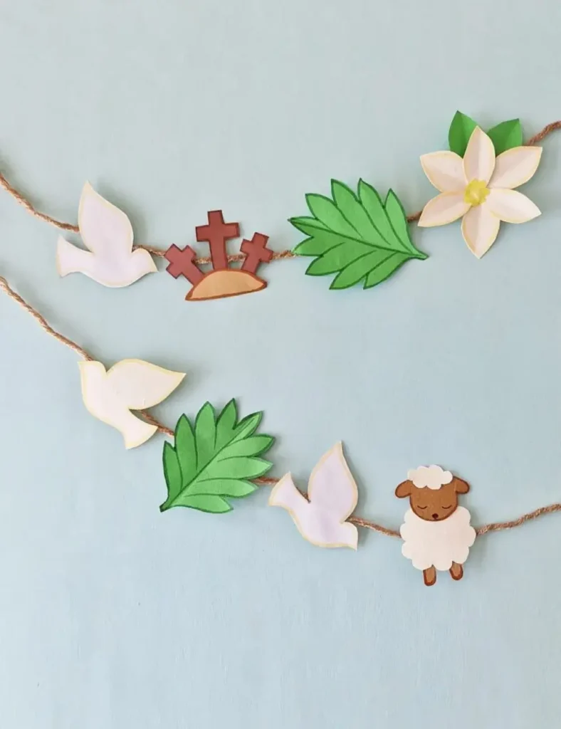 diy easter garlands