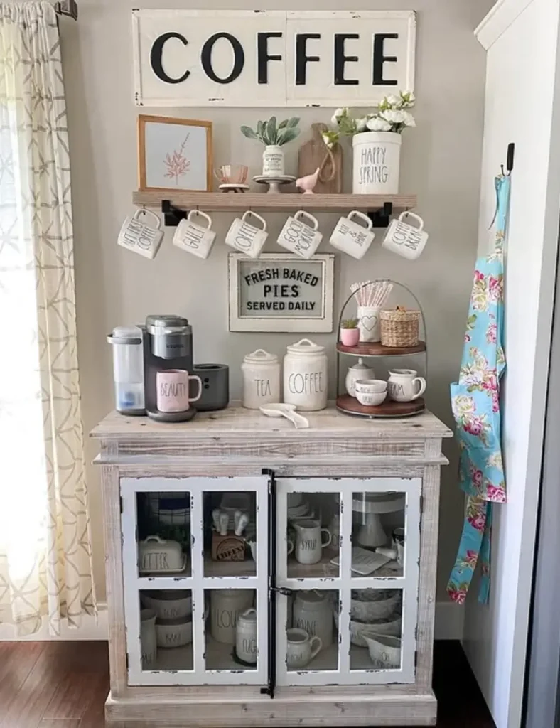 spring coffee station ideas