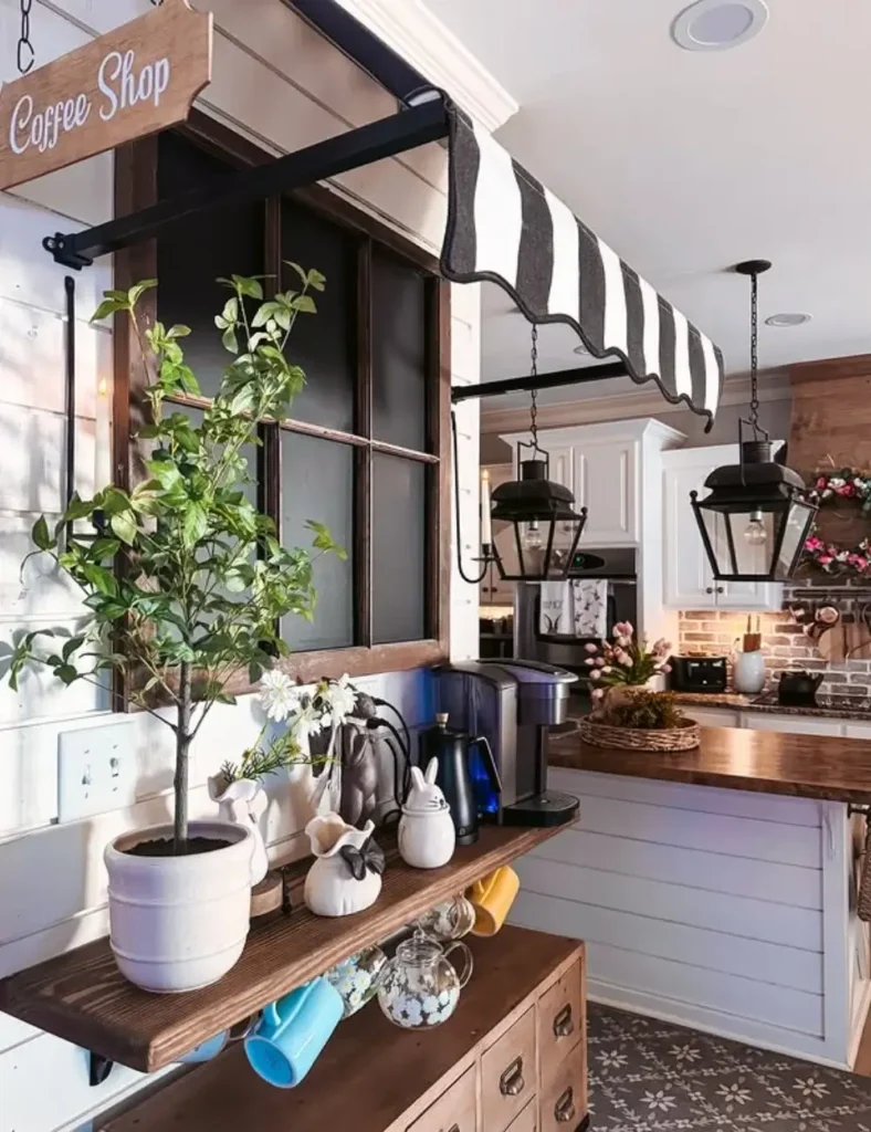 spring coffee station ideas