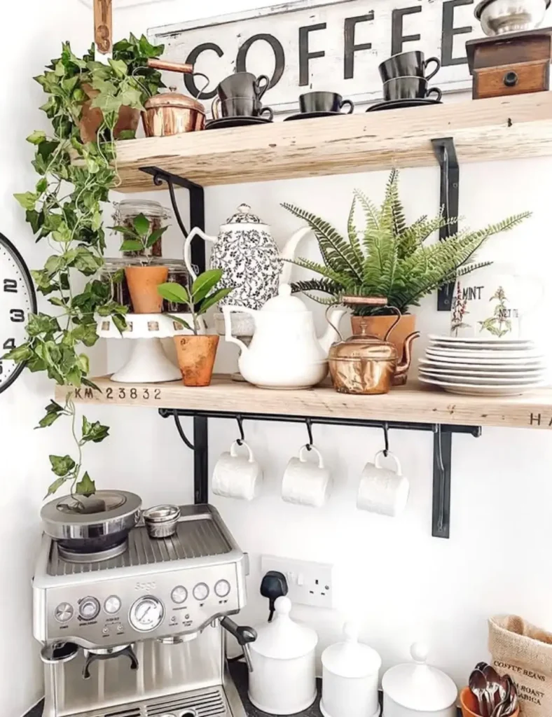 spring coffee station ideas