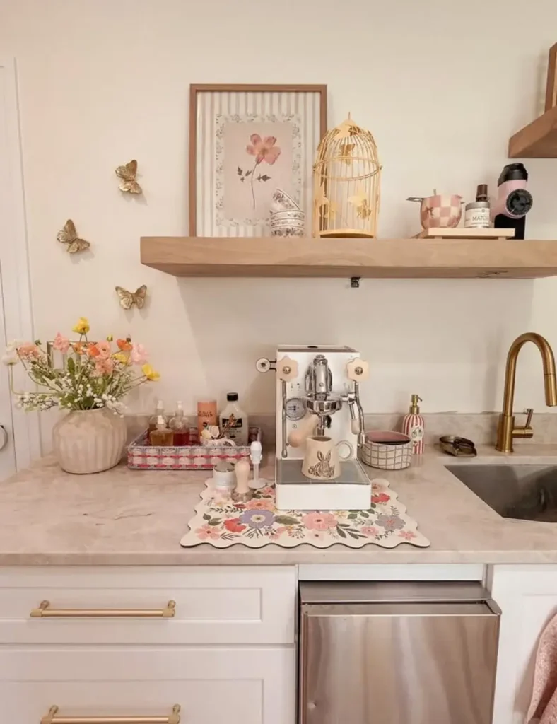 spring coffee station ideas