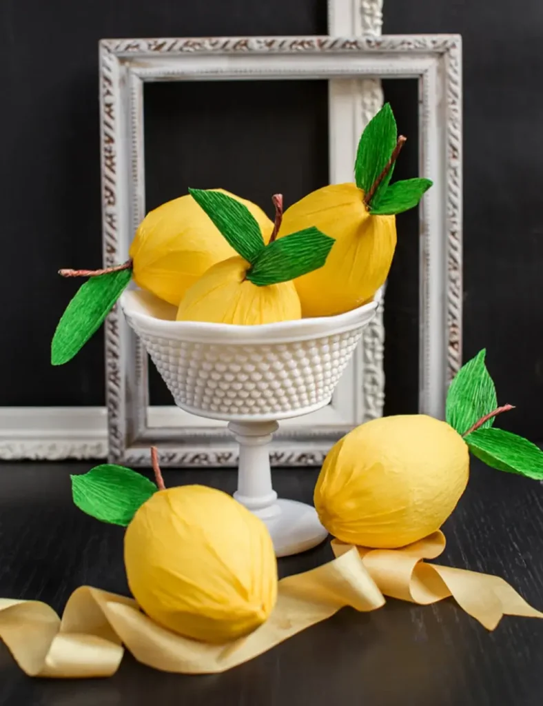 DIY Lemon Decorations