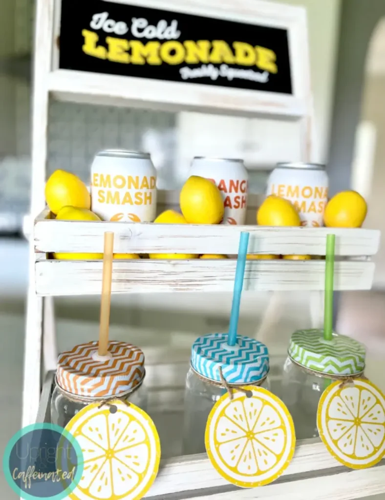 DIY Lemon display tray