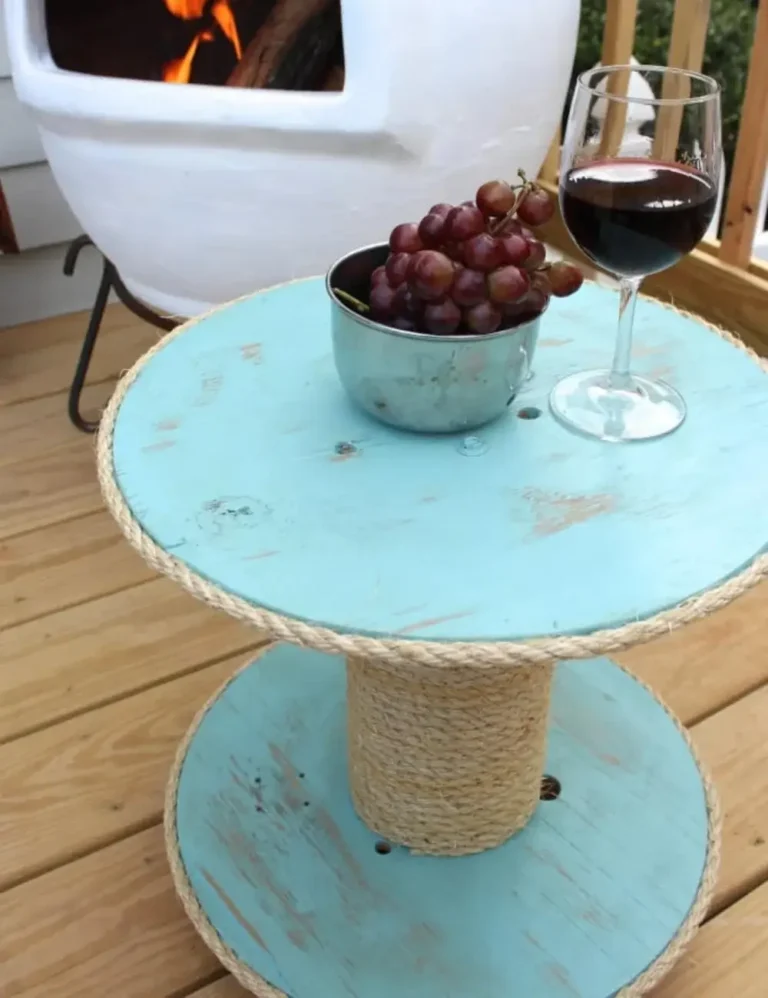 DIY-Nautical-Spool-Side-Table