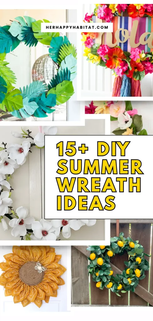 DIY SUMMER WREATHS