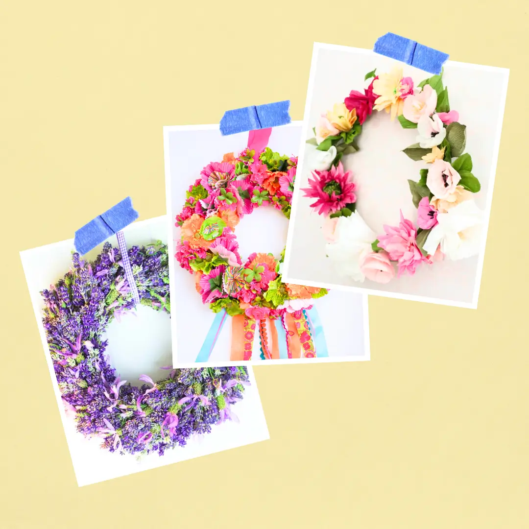 DIY SUMMER WREATHS