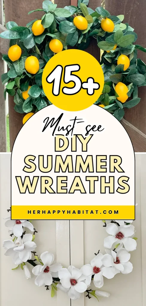 DIY SUMMER WREATHS