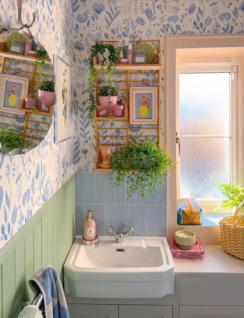 Feminine Bathroom Wall Decor Ideas