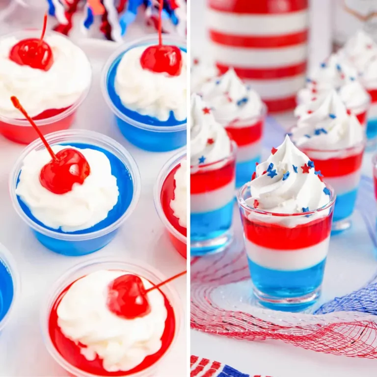 Fourth of july jello shots
