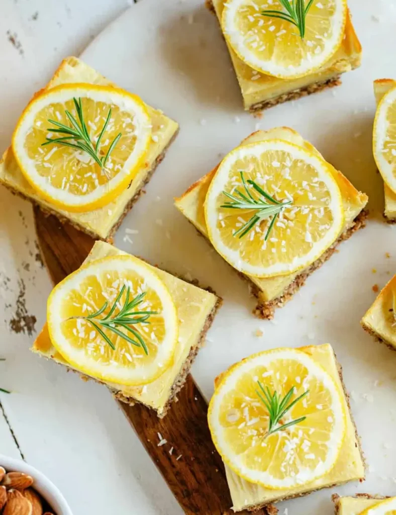 Healthy Vegan Lemon Bars