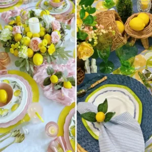 LEMON-THEMED TABLESCAPE IDEAS