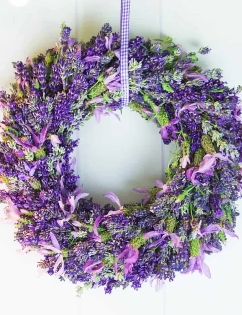 Lavender Wreath
