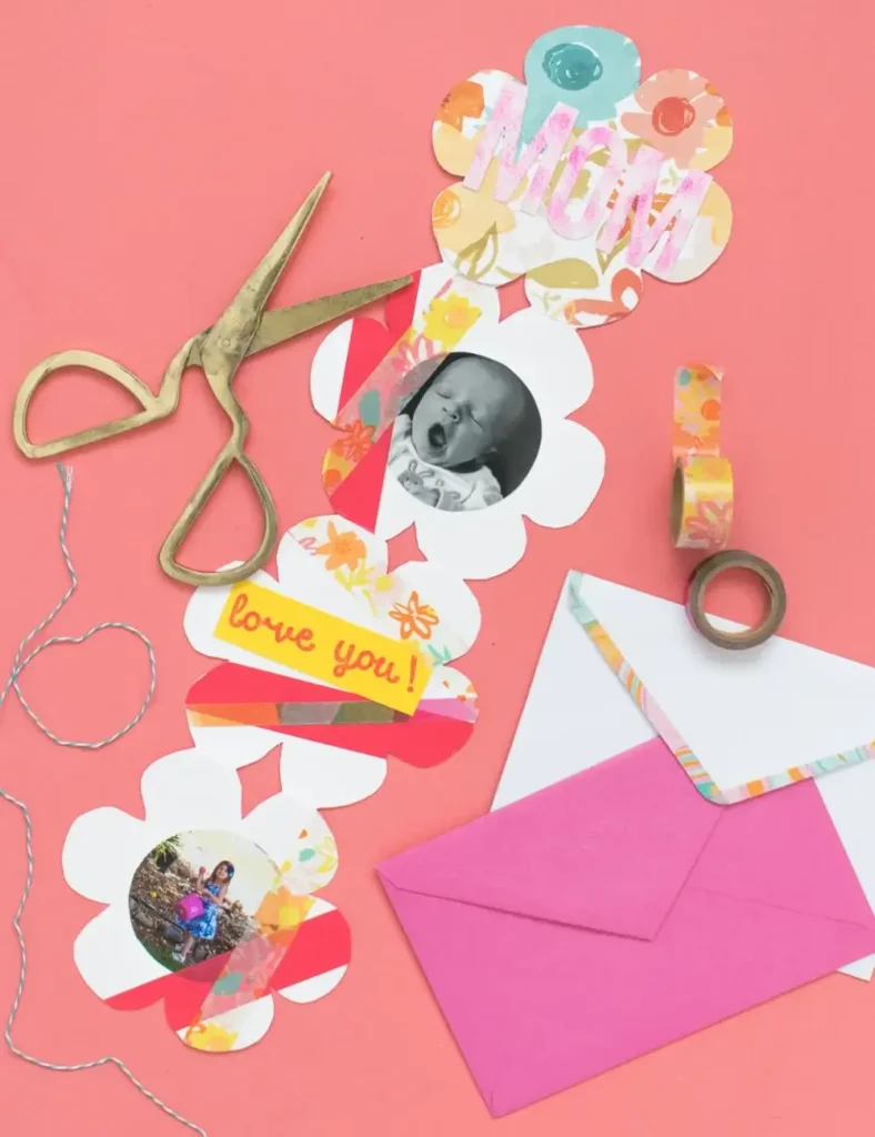 Mother’s Day Floral Accordion Card