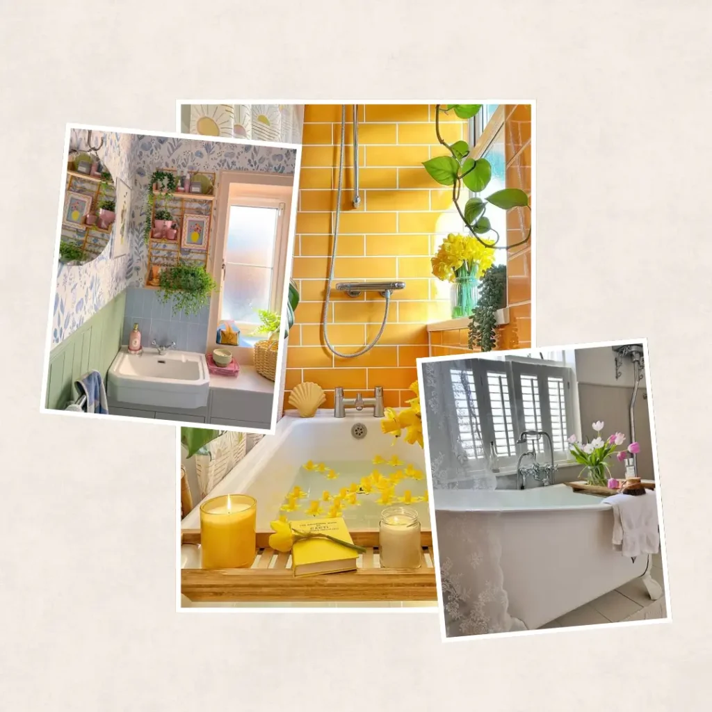 Spring bathroom decor ideas