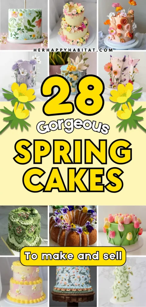 spring cakes to make and sell