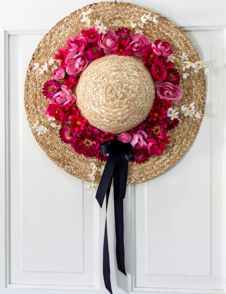 Straw Hat Wreath