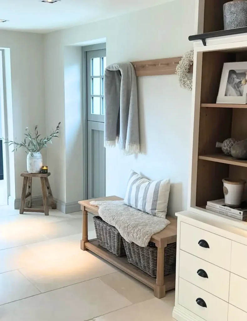 The-Layered-Textile-Bench.-Entryway-Bench-Ideas