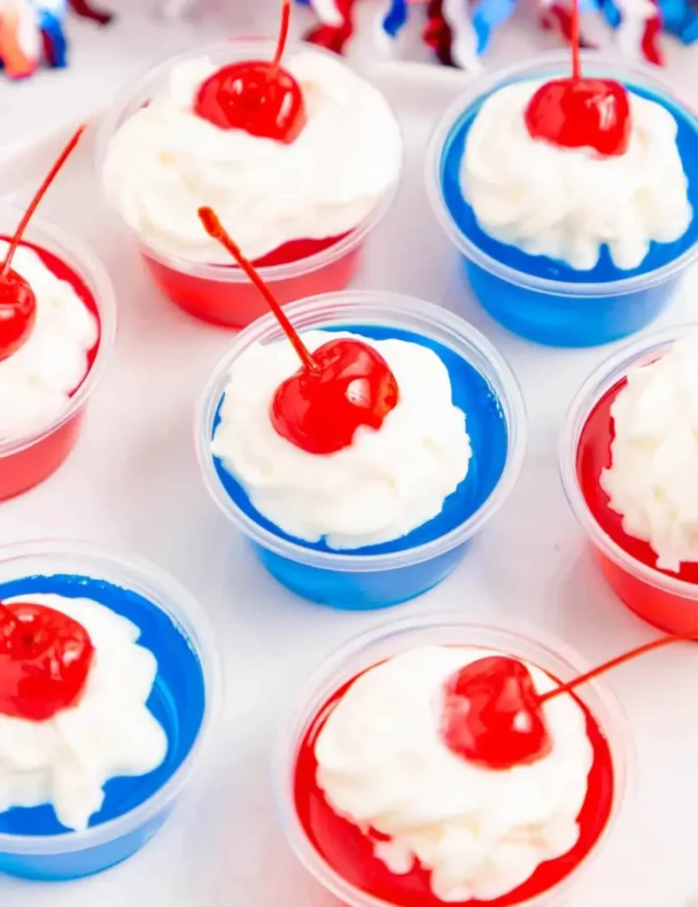 fourth of july jello shots