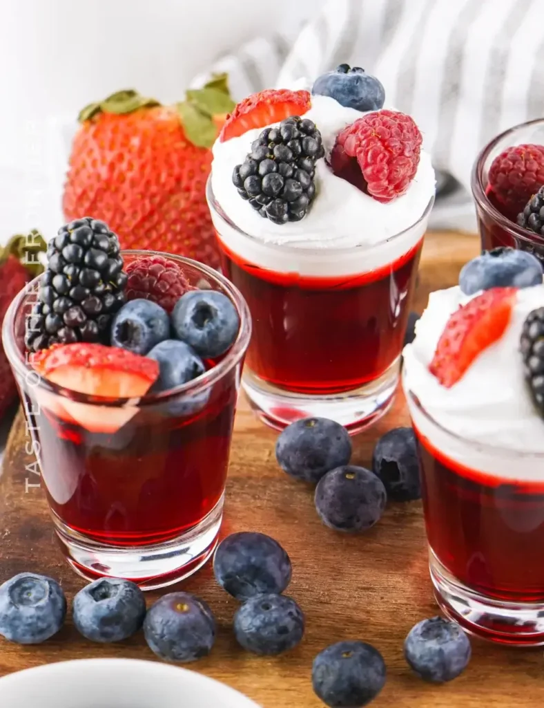 fourth of july jello shots