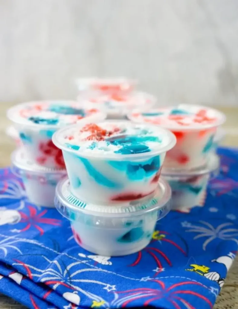 fourth of july jello shots