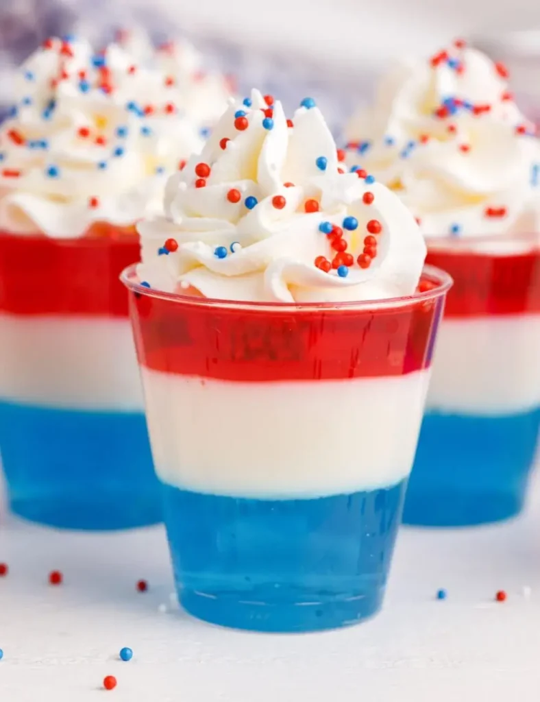 fourth of july jello shots