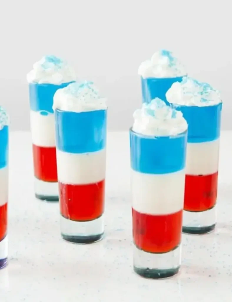fourth of july jello shots