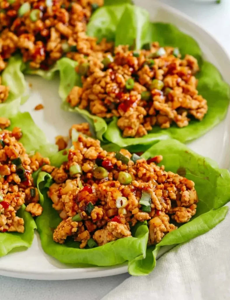 Asian Turkey Lettuce Wraps