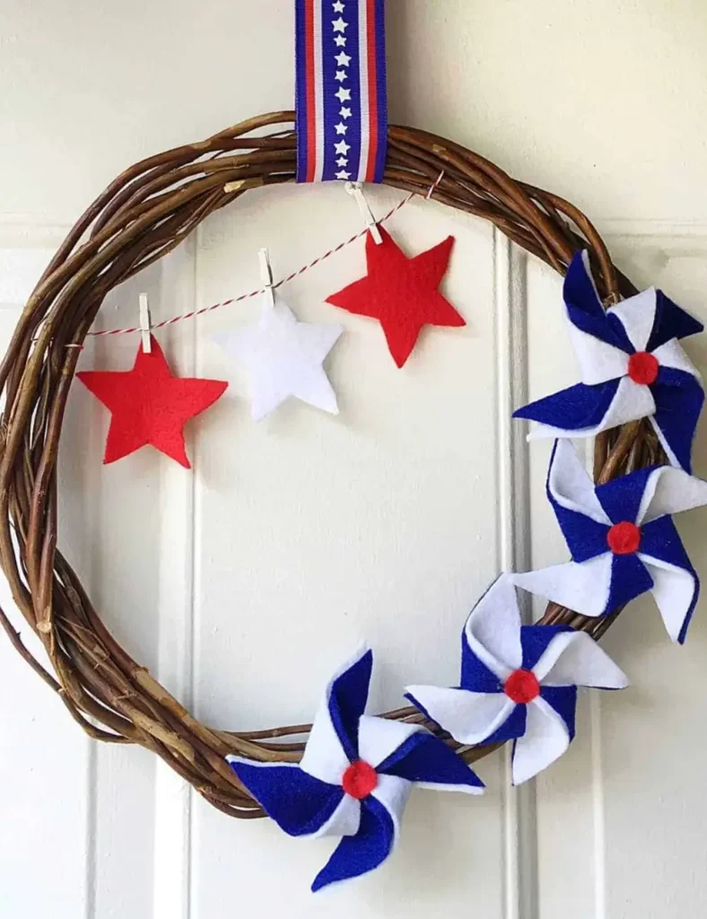 DIY Fourth of July Wreaths