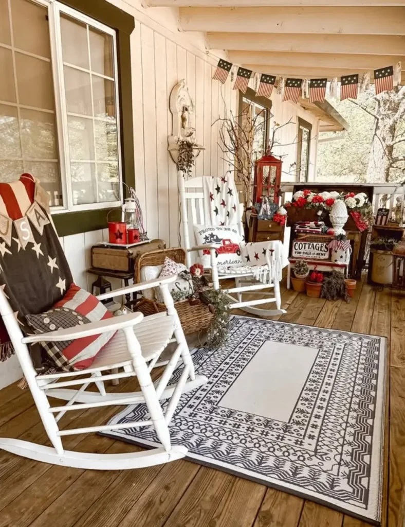 Fourth of July Front Porch Ideas