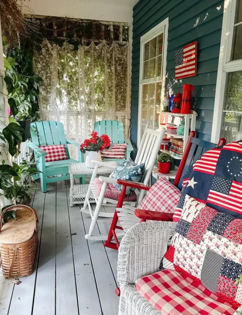 Fourth of July Front Porch Ideas