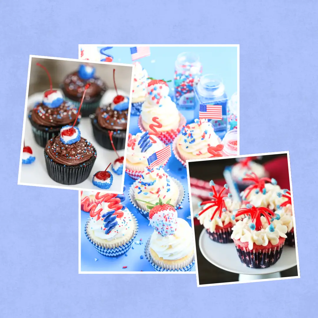 fourth of july cupcakes