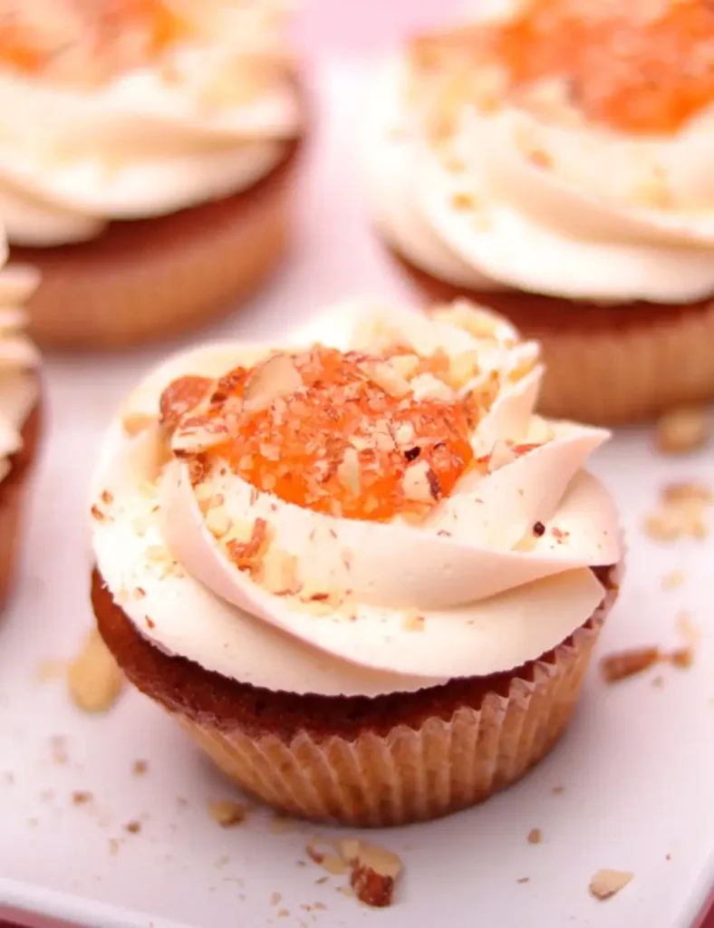Amaretto and Apricot Cupcakes. Apricot Dessert Recipes