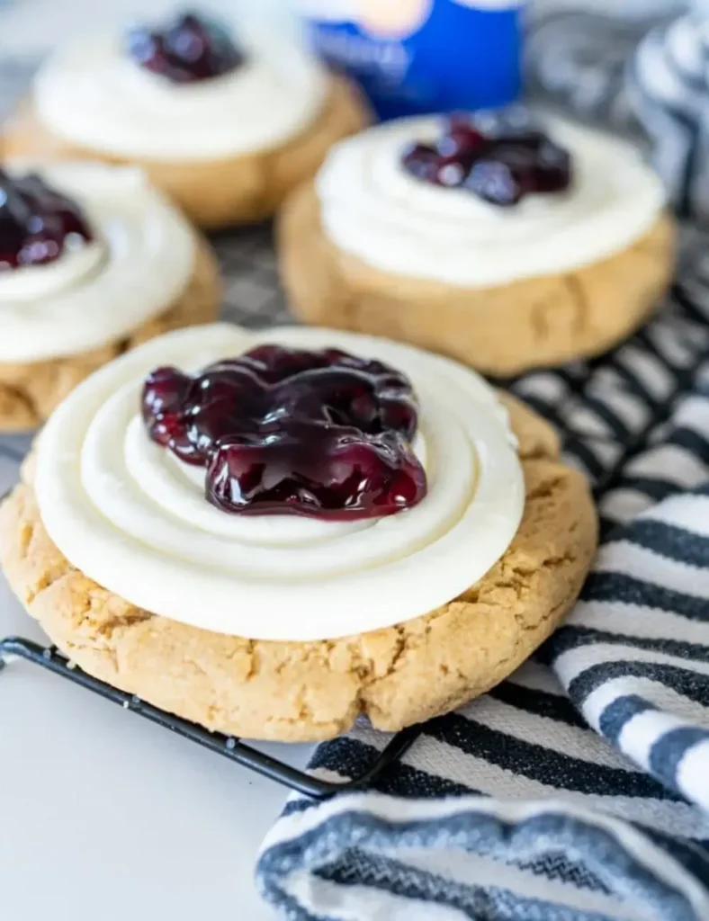 Blueberry Cheesecake Cookies. Summer Cookie Recipes