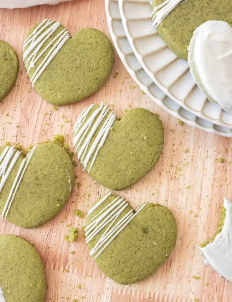 Cut-Out Matcha Sugar Cookies