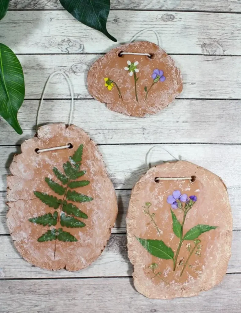 DIY FLOWER AIR DRY CLAY CRAFTS