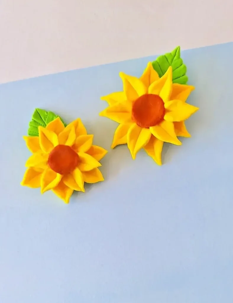 DIY FLOWER AIR DRY CLAY CRAFTS