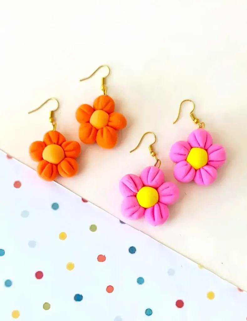 DIY FLOWER AIR DRY CLAY CRAFTS