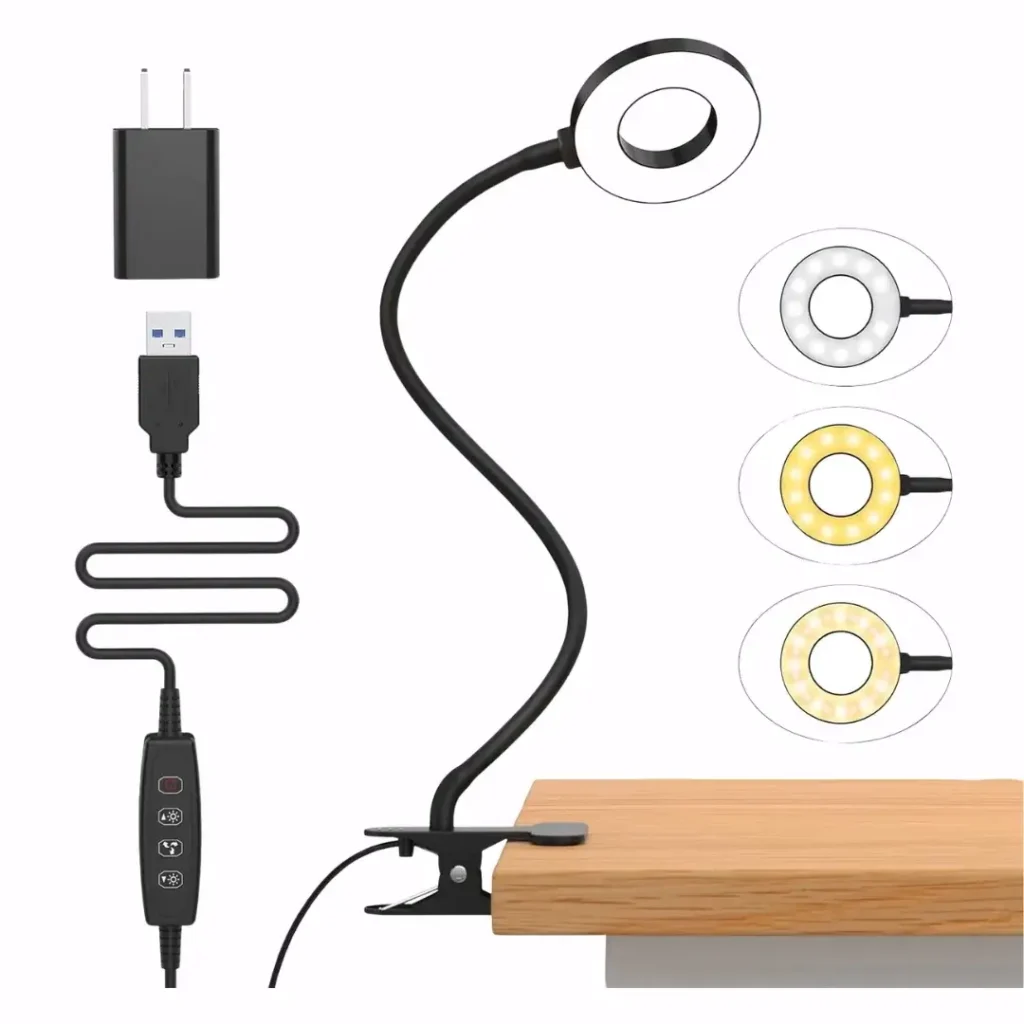 Desk Lamp with USB Ports. Dorm Room Essentials