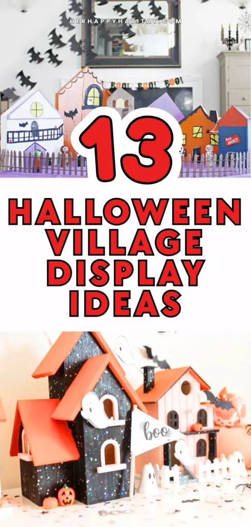 Halloween Village Display Ideas