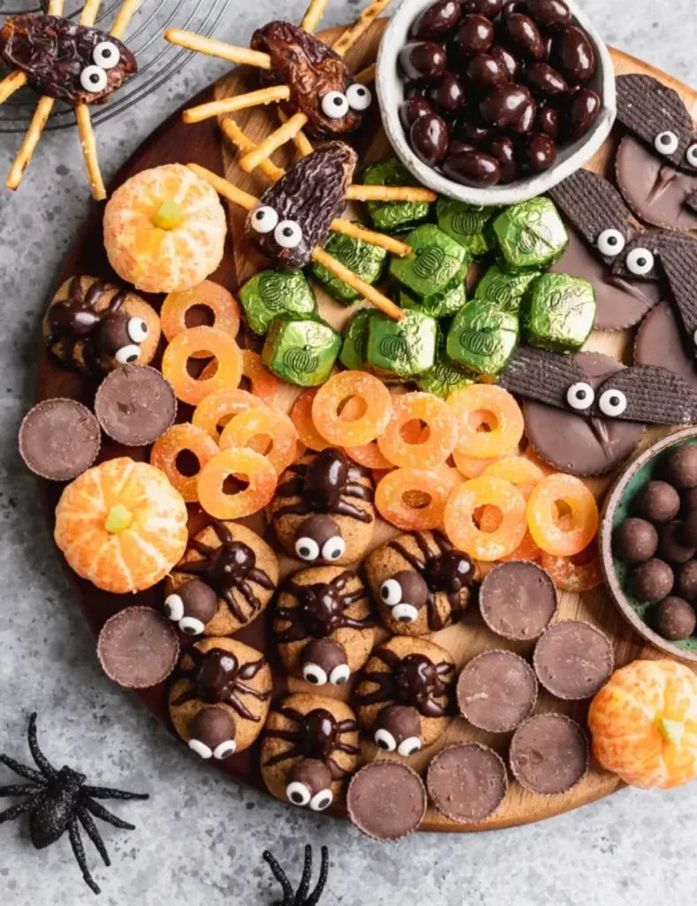 Healthy Halloween Dessert Platter. Halloween Desserts