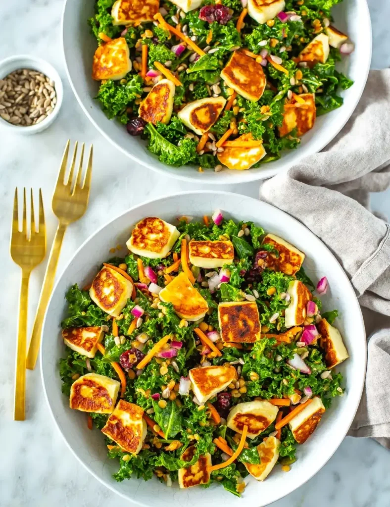 Kale Salad. Summer Potluck Recipes