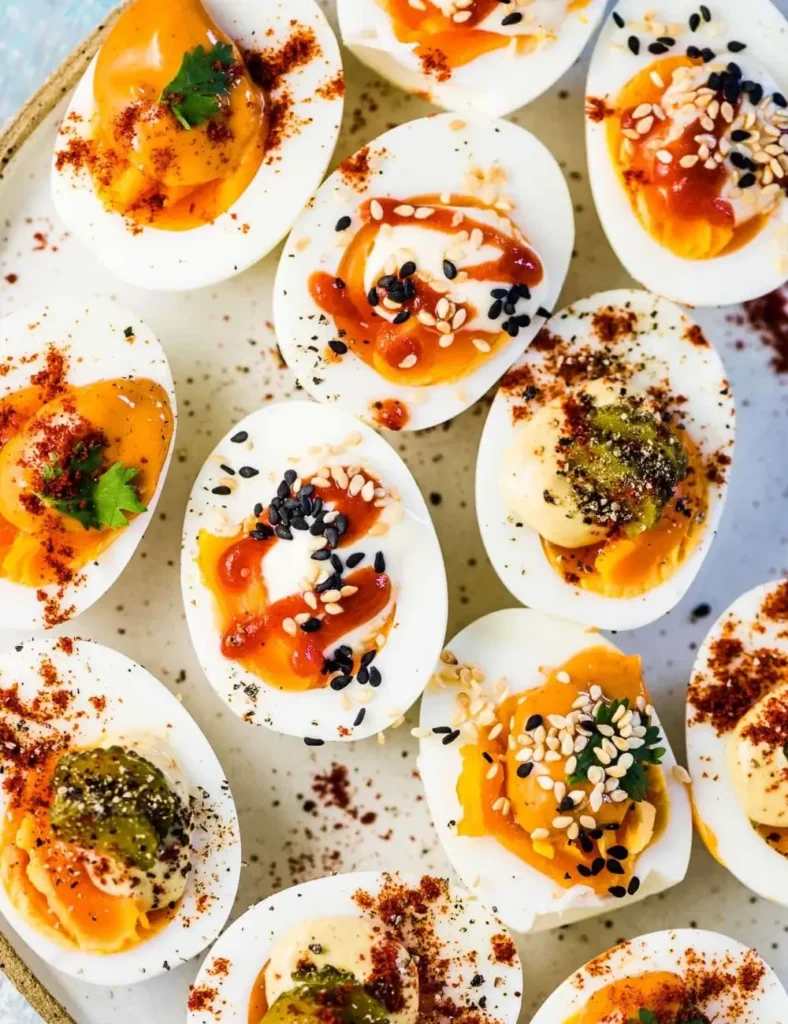Lazy Deviled Eggs. Summer Potluck Recipes