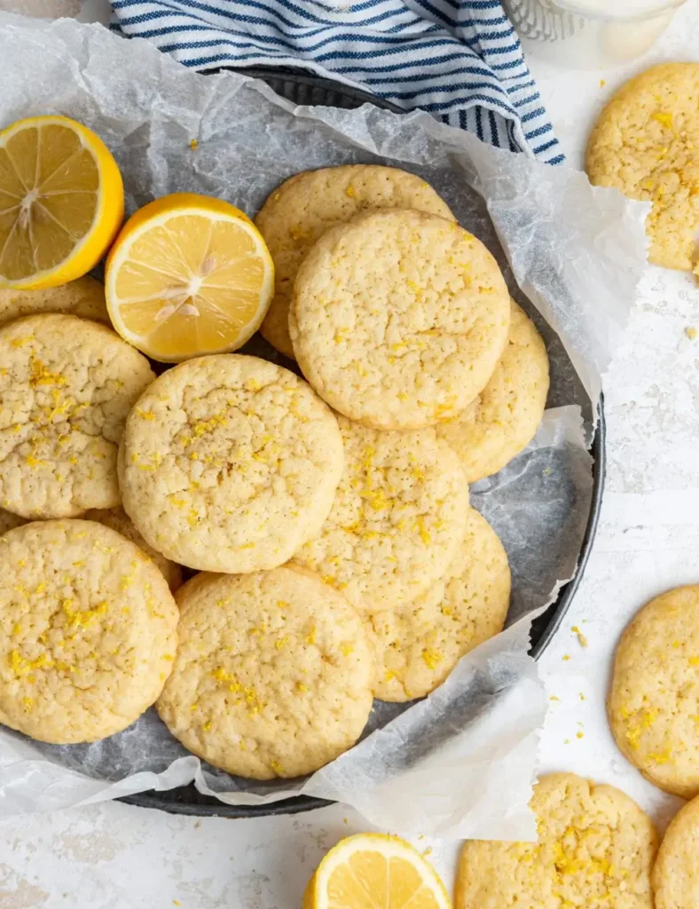 Lemon Sugar Cookies. Summer Cookie Recipes