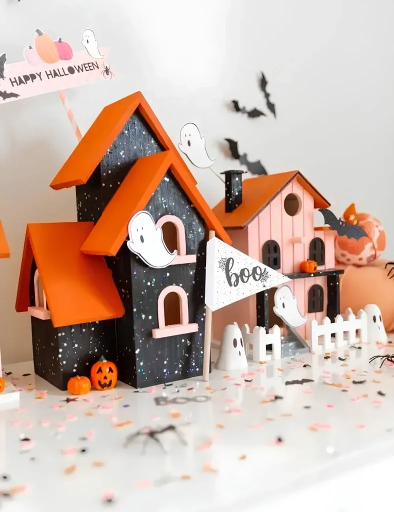 diy halloween village display ideas (2)