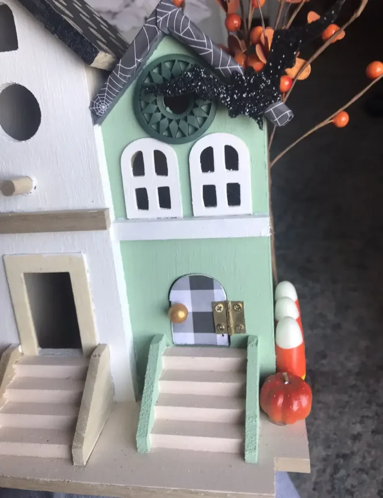 diy halloween village display ideas
