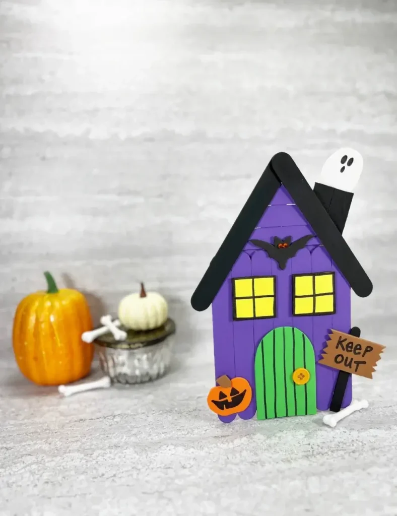diy halloween village display ideas